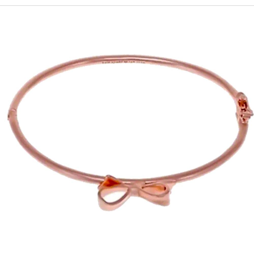 Kate Spade Bow Bangle Bracelet - Rose Gold